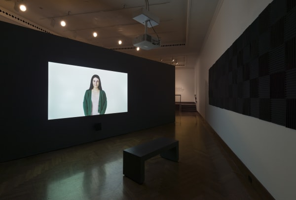 Image of Wearing video installation, still image