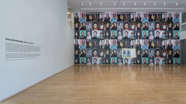 image of Gillian Wearing wallpaper, images of her at different ages