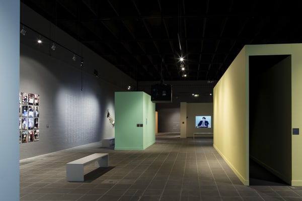 Image of Wearing video installation, still image