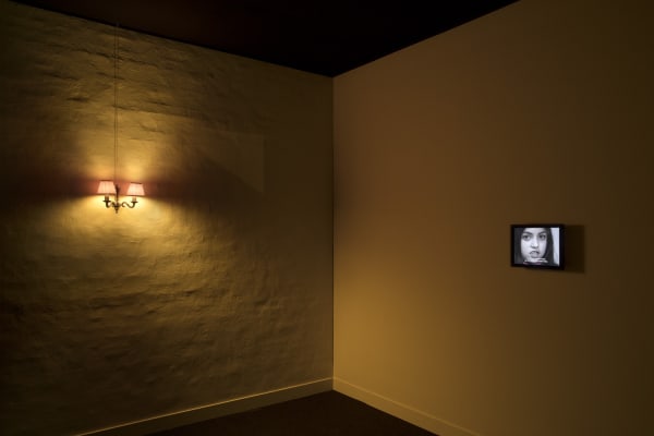 Image of Wearing video installation, still image