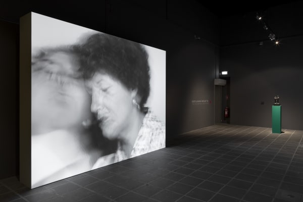 Image of Wearing video installation, still image