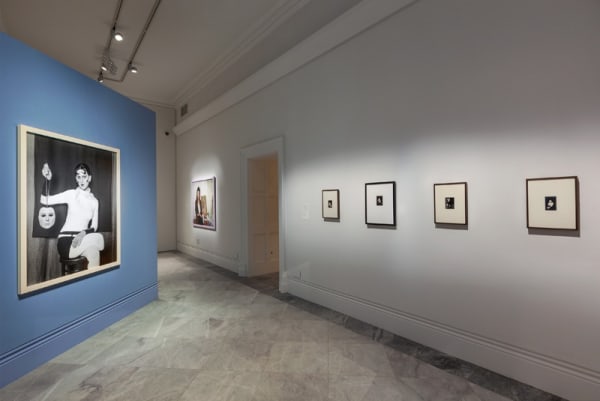 Installation view of Gillian Wearing at National Portrait Gallery, photographs