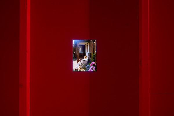 Installation view of Gillian Wearing at Whitechapel Gallery, London, video still