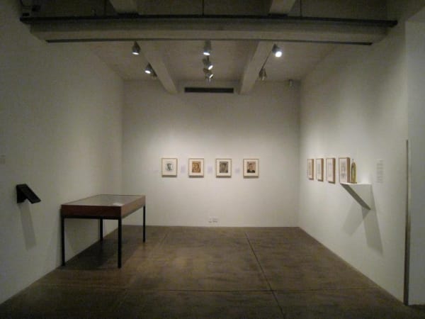 image of Jeffrey Vallance installation with altar and relics