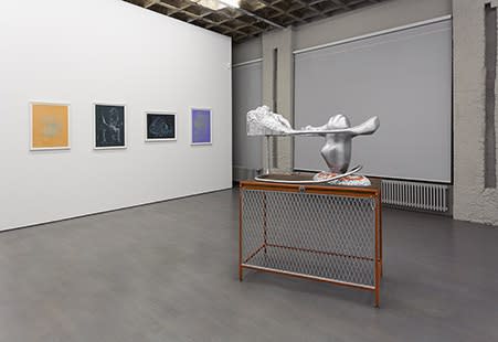 image of Charles Long drawings framed on the wall