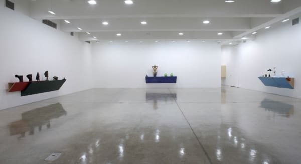 Haim Steinbach installation view of shelves