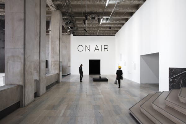 installation image of Saraceno exhibition at Palais de Tokyo