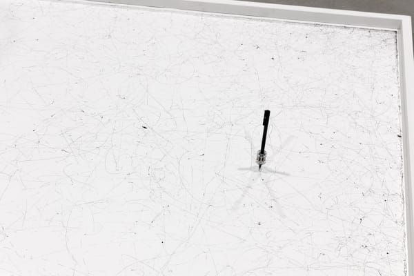 installation image of Saraceno exhibition at Palais de Tokyo