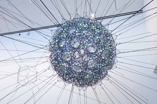 image of cloud cities sculptural installation at Kemper art museum