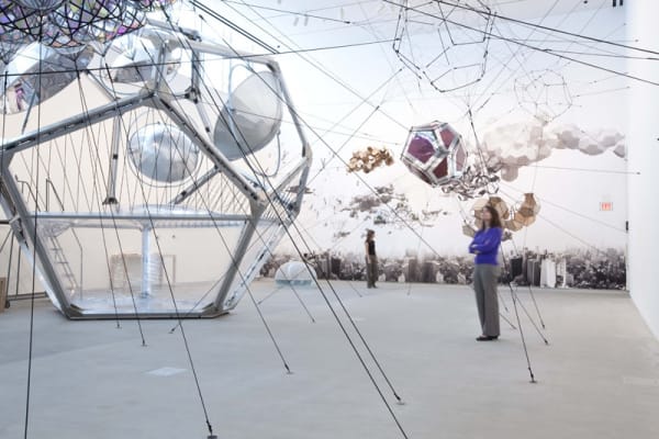 image of cloud cities sculptural installation at Kemper art museum