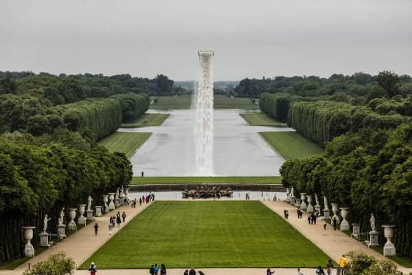 image of man-made waterfall