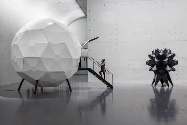 image of installation of exhibition space