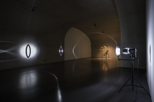 image of installation with lights