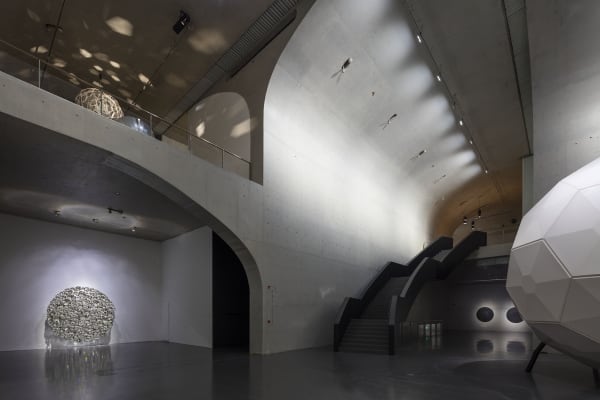 image of installation of exhibition space