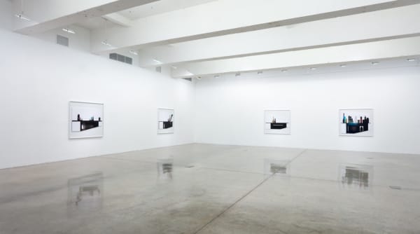 Uta barth installation view of Morandi photographs