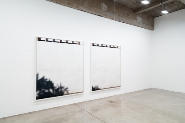 Uta barth installation view of wall series