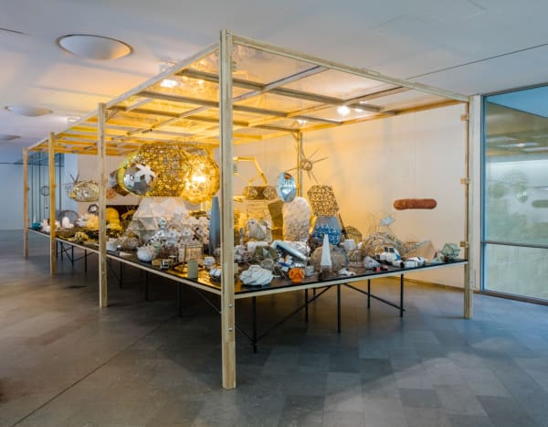 image of model room Olafur Eliasson geometric sculptures