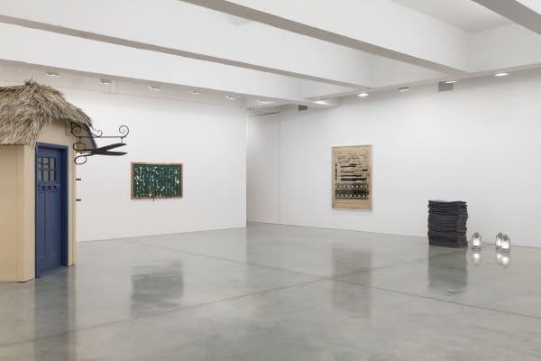 This is a installation image of "Songs in the Dark" at Tanya Bonakdar Gallery, New York, 2020.