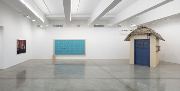 This is a installation image of "Songs in the Dark" at Tanya Bonakdar Gallery, New York, 2020.