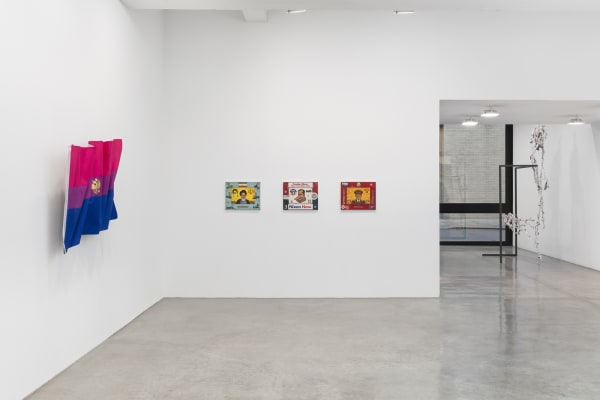 This is a installation image of "Songs in the Dark" at Tanya Bonakdar Gallery, New York, 2020.