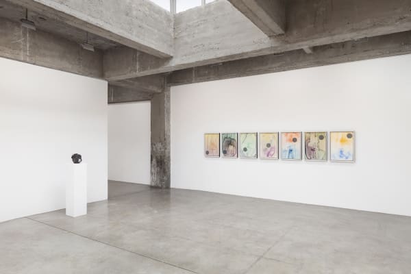 This is a installation image of "Songs in the Dark" at Tanya Bonakdar Gallery, New York, 2020.