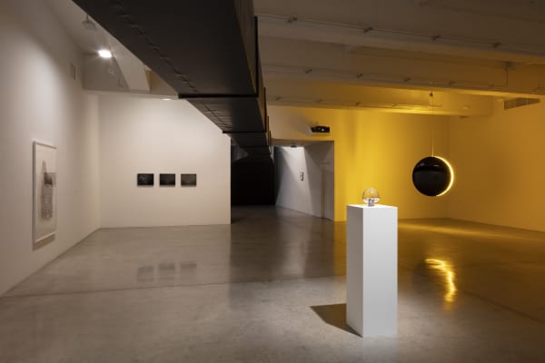 Installation image of Living in a Lightbulb.