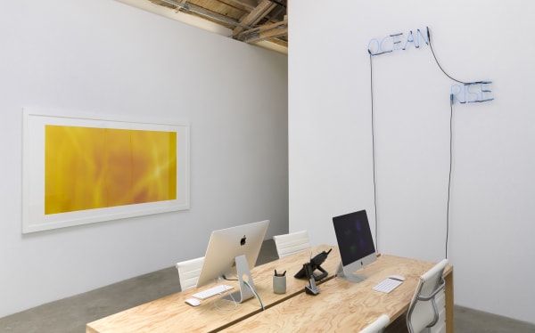 Installation view of Living in a lightbulb.