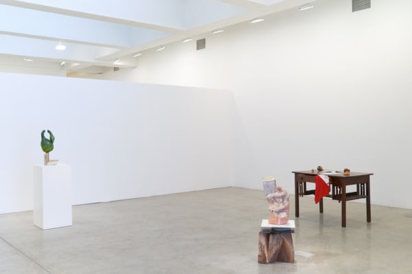 Installation view of Objects Food Rooms.