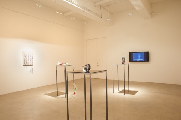 Installation view of Objects Food Rooms.