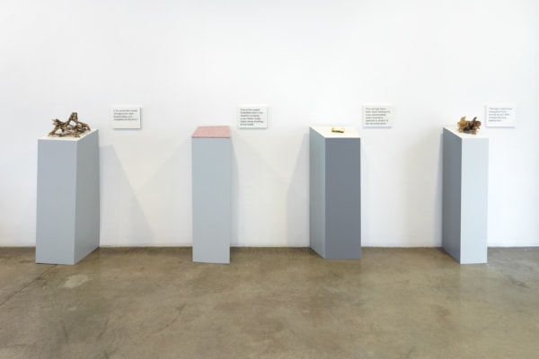 Installation view of Objects Food Rooms.