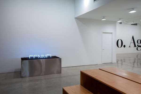 Installation view of Between The Lines.