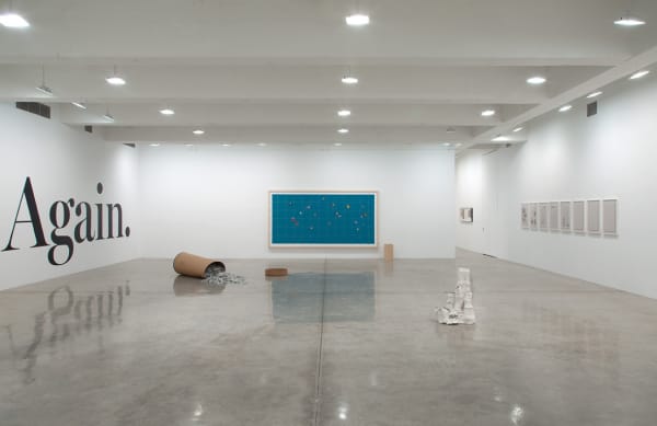 Installation view of Between The Lines.