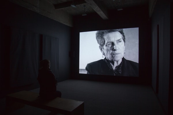 Installation view of Between The Lines.