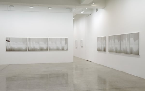 Uta barth installation view of to draw with light photos at TBG