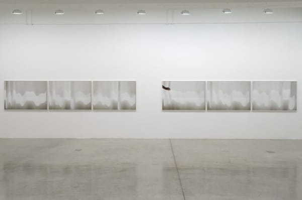 Uta barth installation view of to draw with light photos at TBG