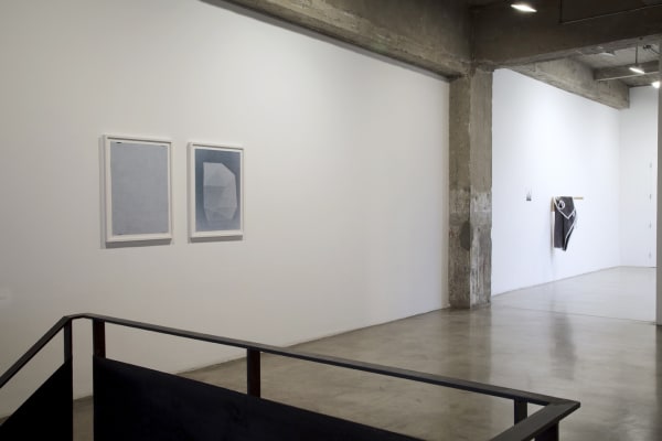 Installation view of Maybe it's the light that has to change and not much else.