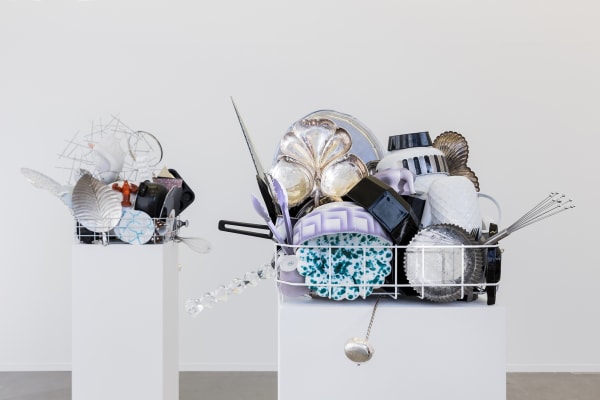 image of dishwash rack sculptures