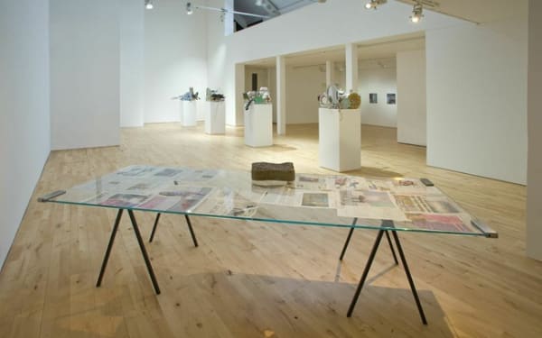 image of a table with objects