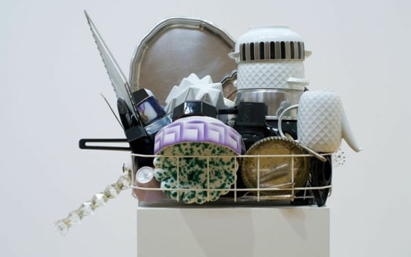 image of a dish rack sculpture