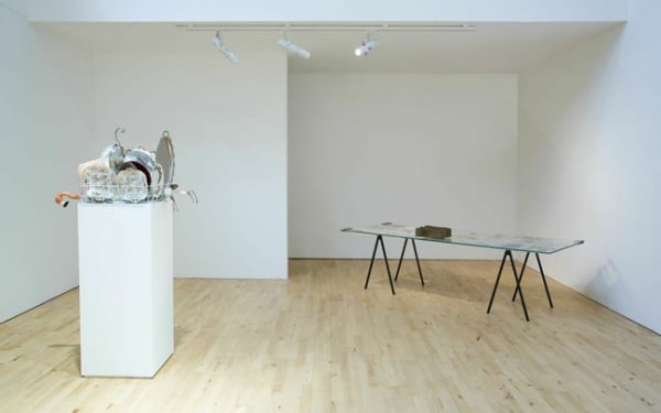 image of a table with objects