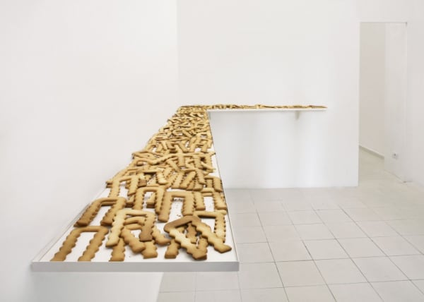 image of Nicole Wermers shelf sculptures