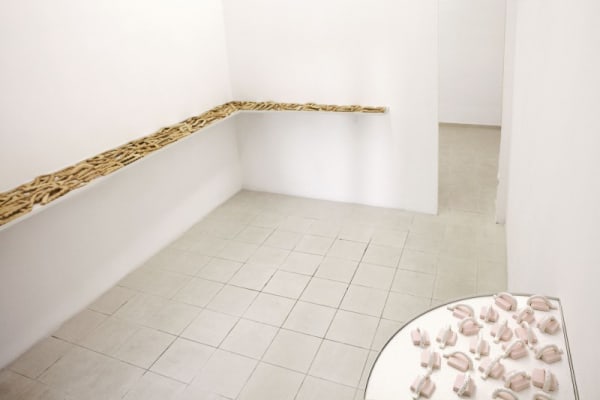 image of Nicole Wermers shelf sculptures