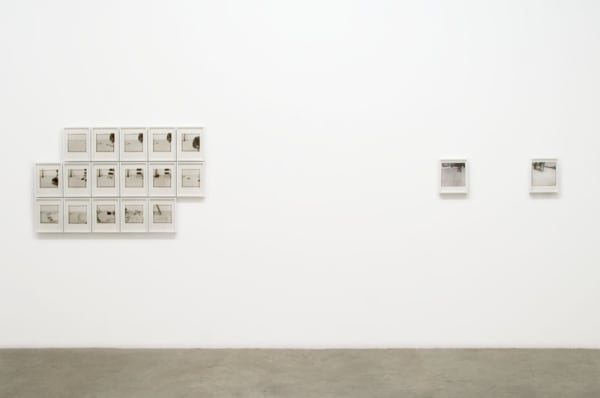 Uta Barth photography series, early black and white series