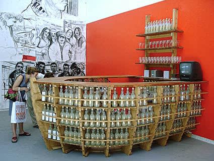 image of a bar set up