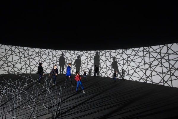 image of Olafur Eliasson light and shadow effect on surrounding walls