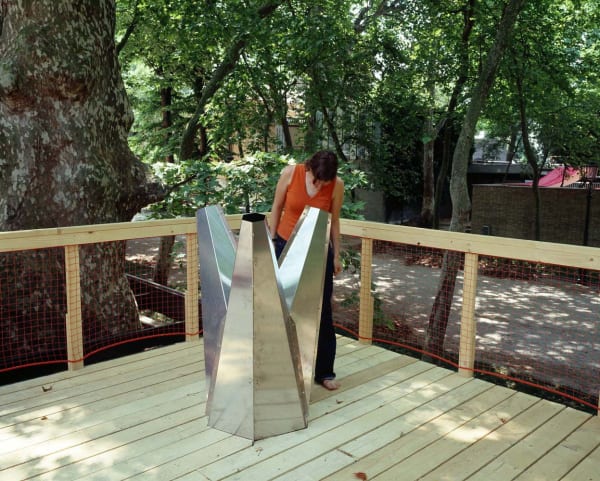 image of cone shaped structure to look into