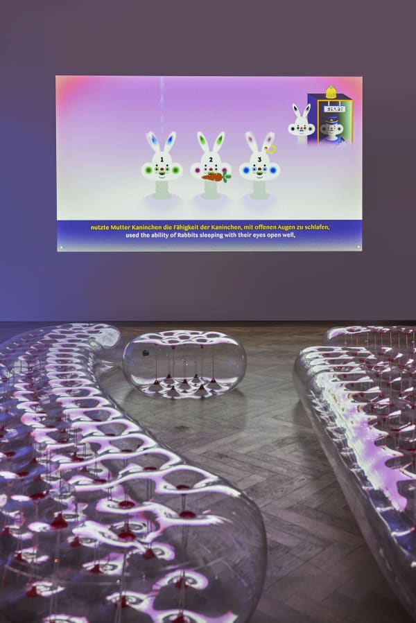 Image of Wong Ping video at Kunsthalle Basel