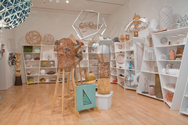 image of model room Olafur Eliasson geometric sculptures