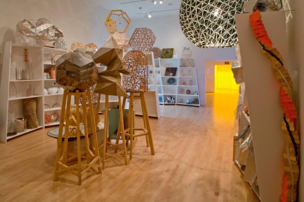image of model room Olafur Eliasson geometric sculptures