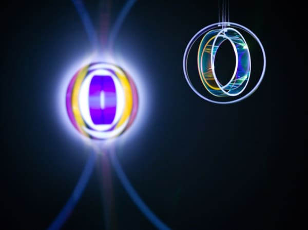 image of moving light projection